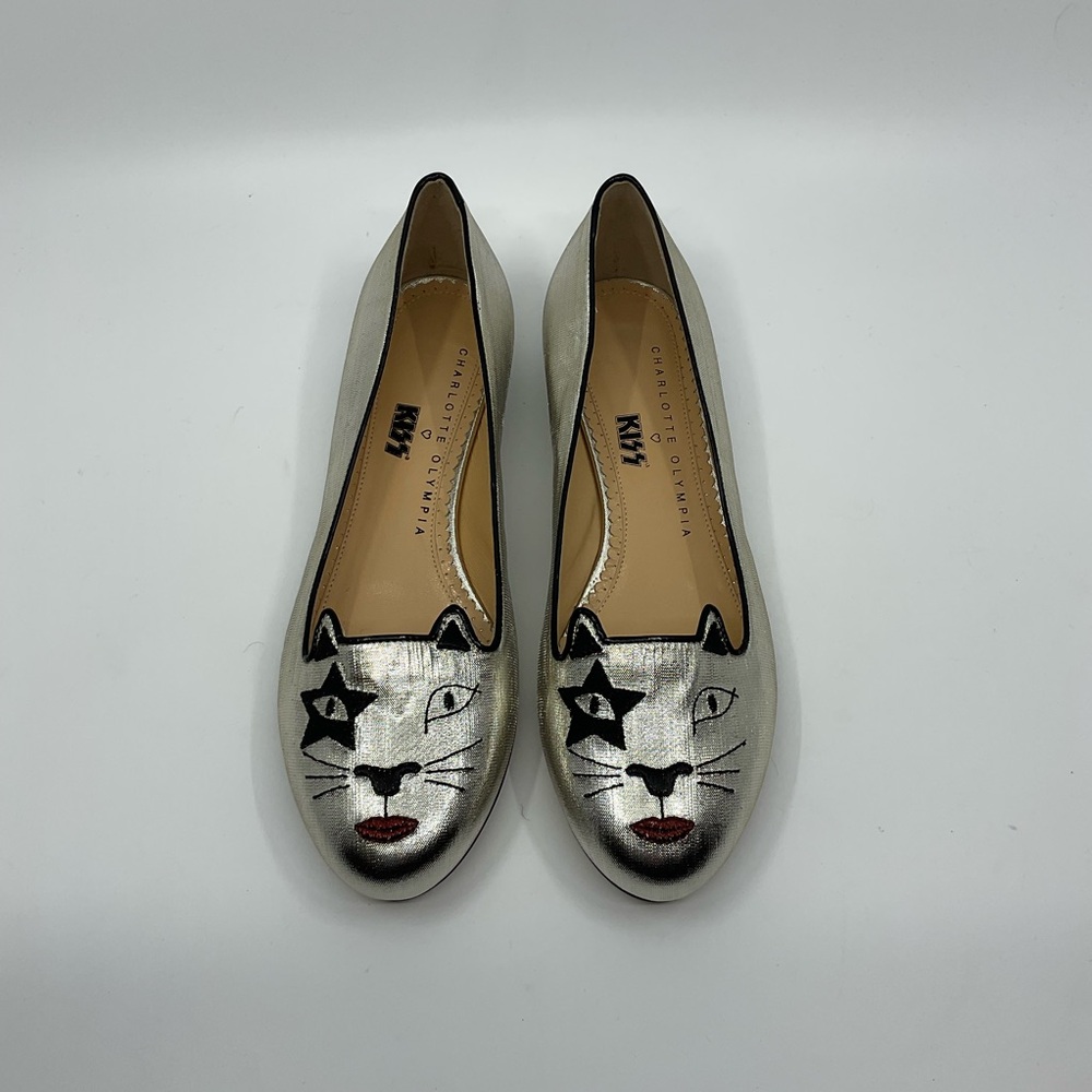 Charlotte Olympia x KISS Kiss Kitty Unplugged Flats - Picture 10 of 13
